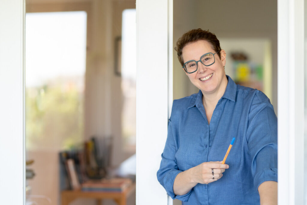 Evi Maquoi copywriter en zaakvoerder bij ZINNIG